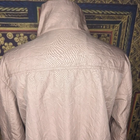 600West Tan Zip Up Jacket Size Large - Picture 7 of 9